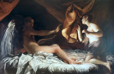 Psique Descobre Cupido, 1707-09